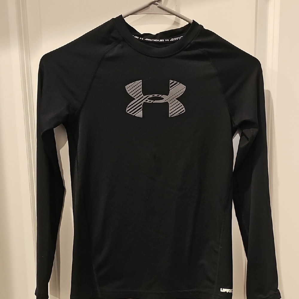 Under Armour Kids Black Long Sleeve Shirt